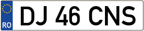 Truck License Plate